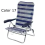 Silla de playa con 7 posiciones y asa incorporada