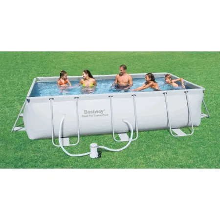 Piscina Bestway Rectangular Frame 404x201x100 56251 56252 56255