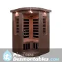 Sauna Inflarrojos Rincon Cedro Rojo 121x121x193