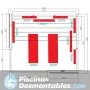 Sauna Inflarrojos Cedro Rojo 131x112x194