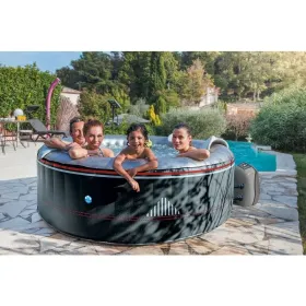 Spa Netspa Montana Negro 6 Personas 204x70 cm SP-MTA165B