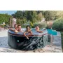 Spa Netspa Montana Negro 6 Personas 204x70 cm SP-MTA165B