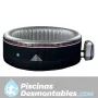 Spa Netspa Montana Negro 6 Personas 204x70 cm SP-MTA165B