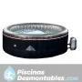 Spa Netspa Montana Negro 6 Personas 204x70 cm SP-MTA165B
