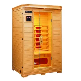 Sauna Inflarrojos Pino 120x120x194 HEMLOCK