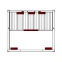 Sauna Inflarrojos Pino 120x120x194 HEMLOCK