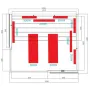 Sauna Inflarrojos Cedro Rojo 131x112x194