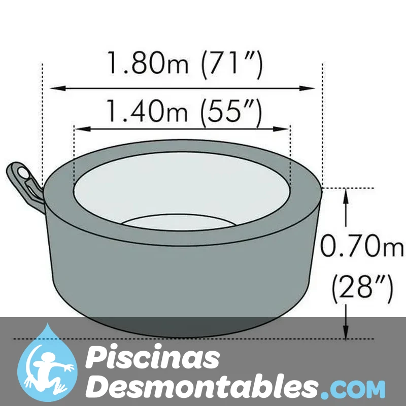 Jacuzzi Silver Cloud de MSpa B-110B
