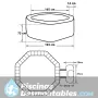 Spa portátil Netspa Octopus para 6 personas 193x73 cm SP-OCT165