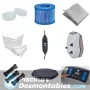 Conjunto Spa Netspa Octopus y 5 Muebles