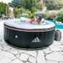 Spa Netspa Montana Negro 4 Personas 175x70 cm SP-MTA135C