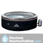 Spa Netspa Montana Negro 6 Personas 204x70 cm SP-MTA165C