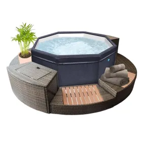 Conjunto Spa Netspa Octopus y 5 Muebles