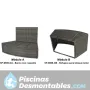 Conjunto Spa Netspa Octopus y 5 Muebles