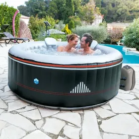 Spa Netspa Montana Negro 4 Personas 175x70 cm SP-MTA135C