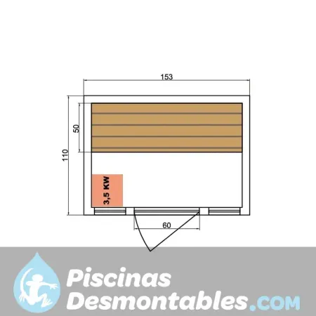 Sauna Holls Prestige Multiwave 3 HL-MW03-K