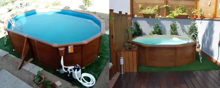 Piscinas Imitación Madera