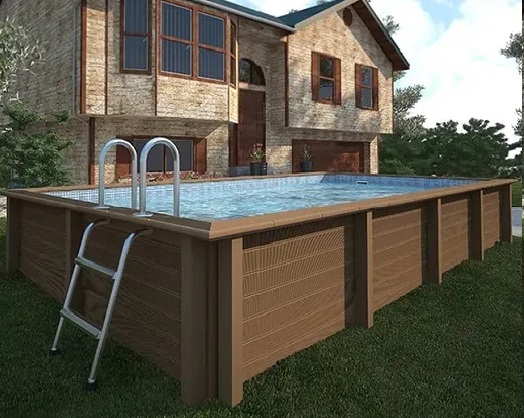 piscina naturalis rectangular